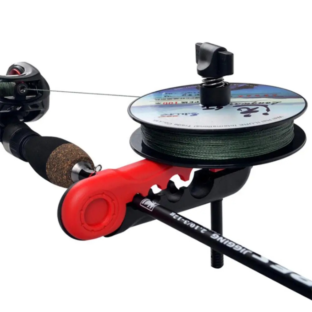 Fishing Line Spooler - 釣り糸ワインダーポータブルベイトキャスティングスピニングリールラインスプーラーマシン ABS スプーリング鯉釣り用品巻き取りツール