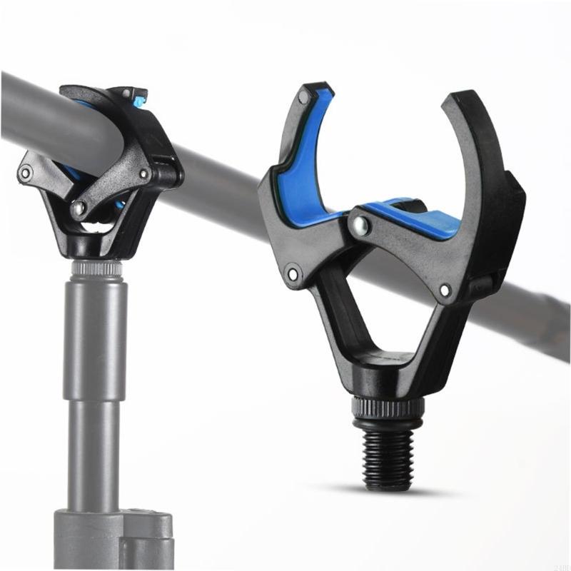 Fishing Line Winder - ユニバーサルロッドホルダー釣竿グリッパーレストヘッドレストホルダー 3/8 スレッドブラケットヘッド釣りツールアクセサリー 24BD