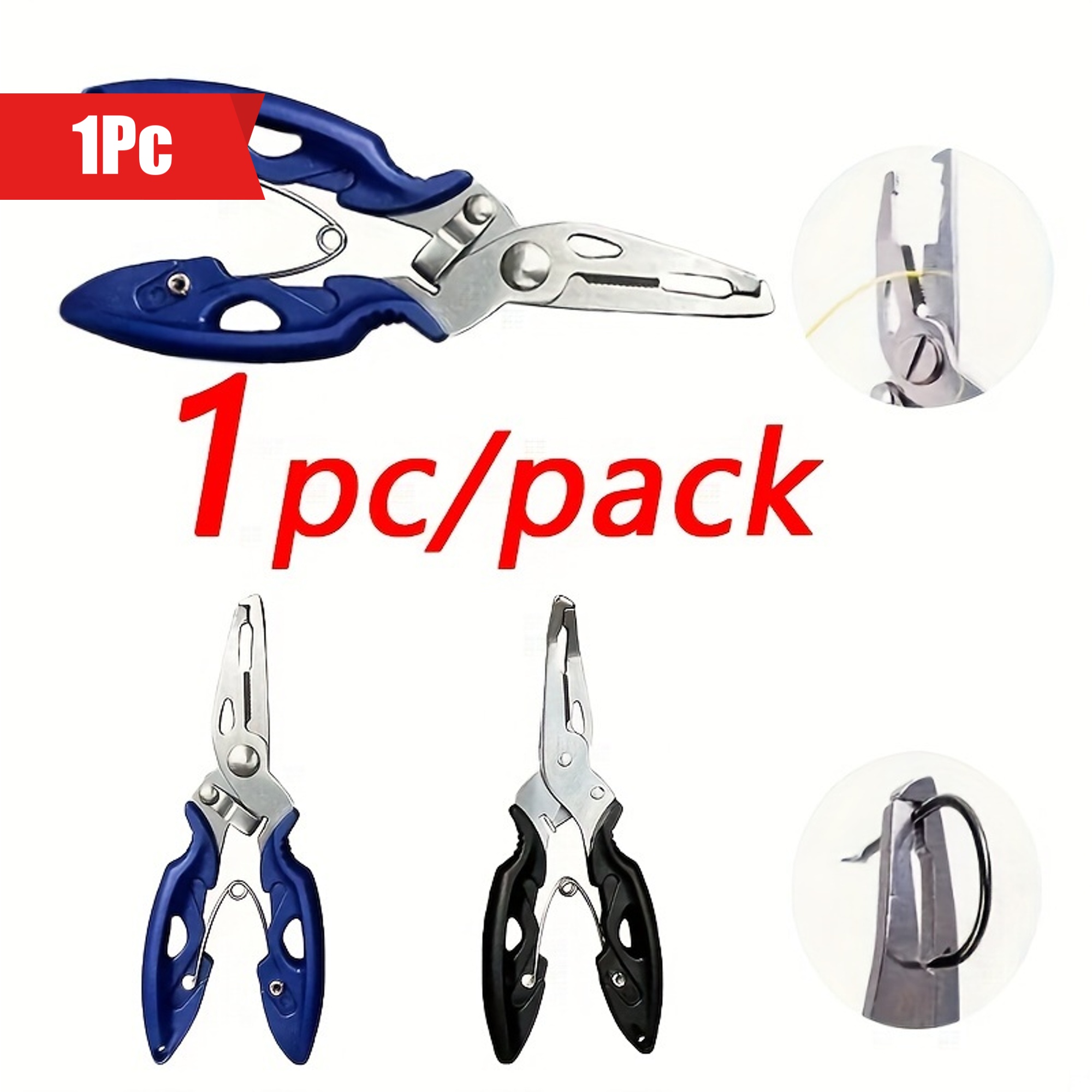 Fishing Line Cutter - ブランドの新しいフィッシングプライヤールアー小型アルミ分割コンパクト軽量多機能リムーバーライン釣り用