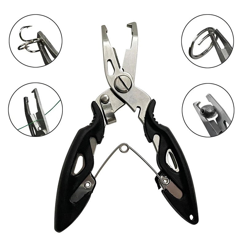 多機能湾曲フィッシングプライヤーはさみ、編み込みラインルアー - Fishing Line Cutter のレビューと価格