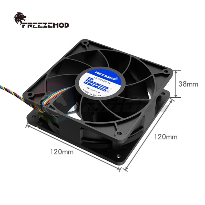 FREEZEMOD-12038冷却ファン、デュアルボール、大 - Fly Line のレビューと価格