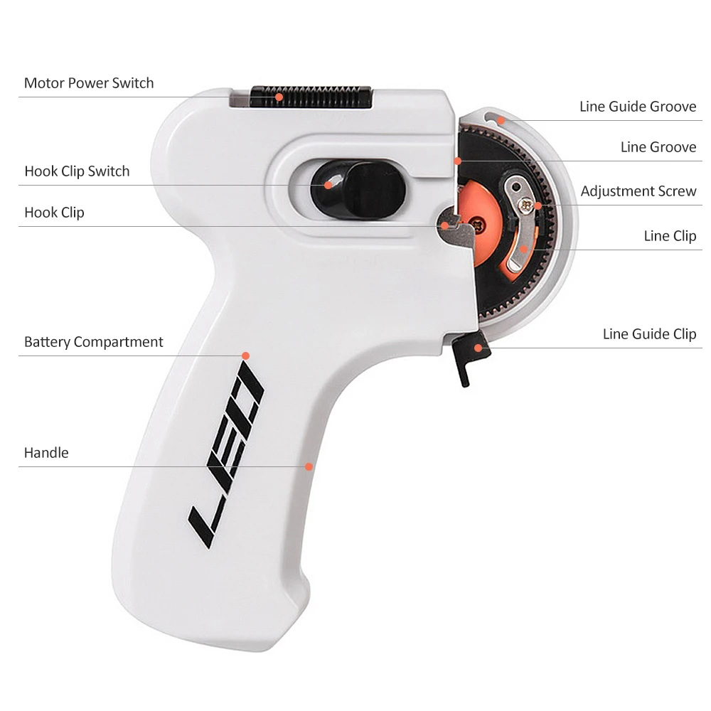 新しい電気自動釣りフック層マシン釣りフックラインノット高速結 - Fishing Line Winder のレビューと価格