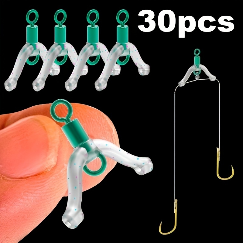 30個入り、フィギュア8型スペースビーンダブルフック釣り糸Y - Fishing Line Winder のレビューと価格